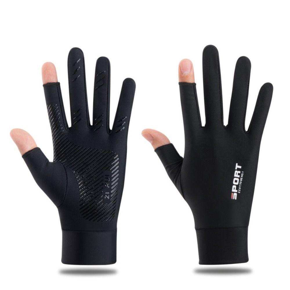 Breathable Sunscreen Gloves Thin Anti-UV Mittens Summer Cycling Driving Gloves Men Women