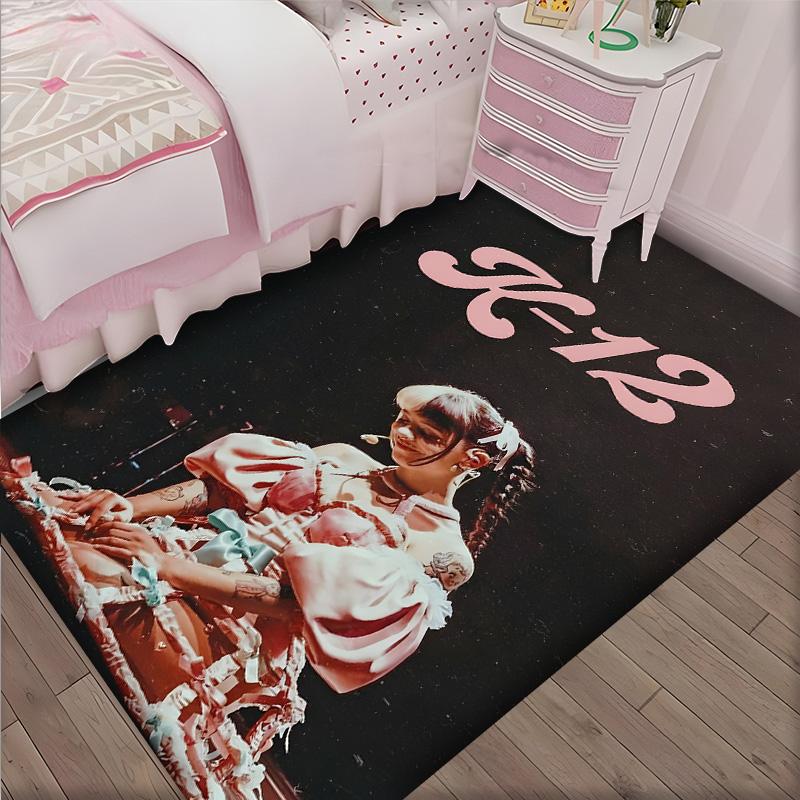 Melanie Martinez Polyester Carpet, Soft Indoor Mat for Office Chair, Living Room, Computer Desk - Decorative Home Office Rug Design