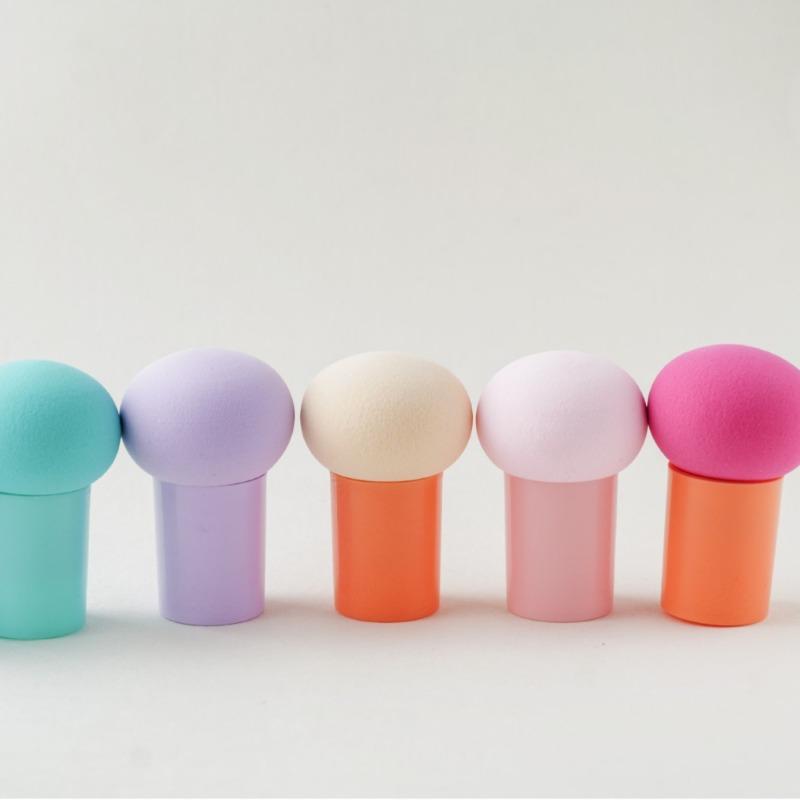 Набор из 9 кистей для трафаретов и губок с ручками в форме тыквы для поделок, влажного и сухого использования - чернильные тампоны для скрапбукинга, создания открыток и смешанного искусства