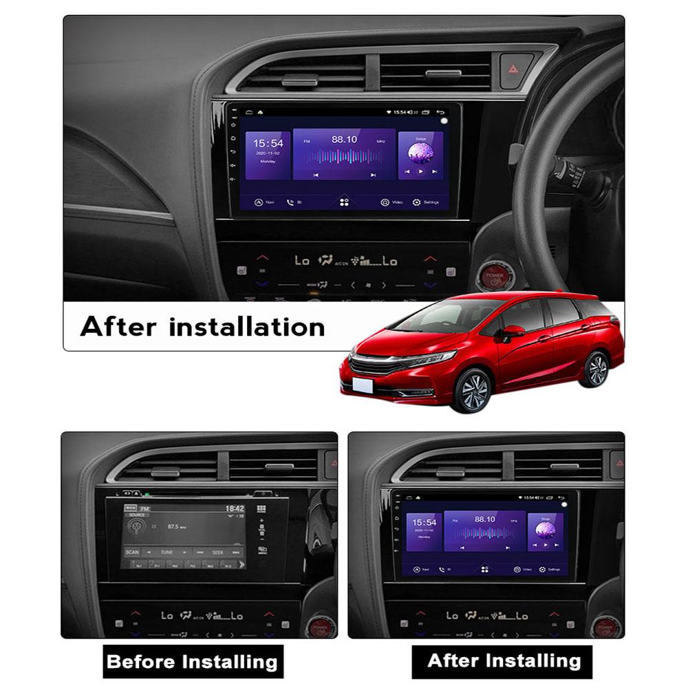 Android Car Radio для Honda Shuttle II 2015-2022 Мультимедийный проигрыватель Головное устройство Стерео GPS Навигация BT WIFI 1+16 ГБ
