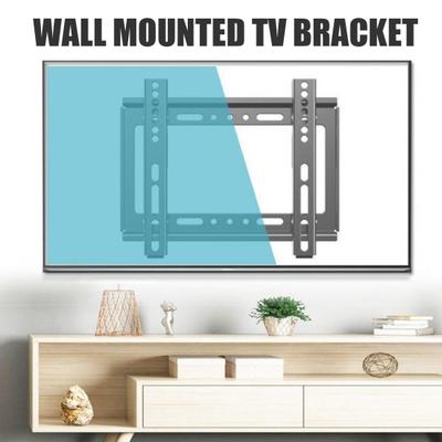 Настенное крепление для телевизора 14-75 дюймов Сверхпрочная холоднокатаная сталь Универсальный регулируемый кронштейн для настенного монтажа телевизоров с плоским экраном и мониторов