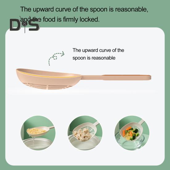 Дуршлаг для лапши Артефакт Нескользящий практичный дуршлаг для пельменей с большой ложкой