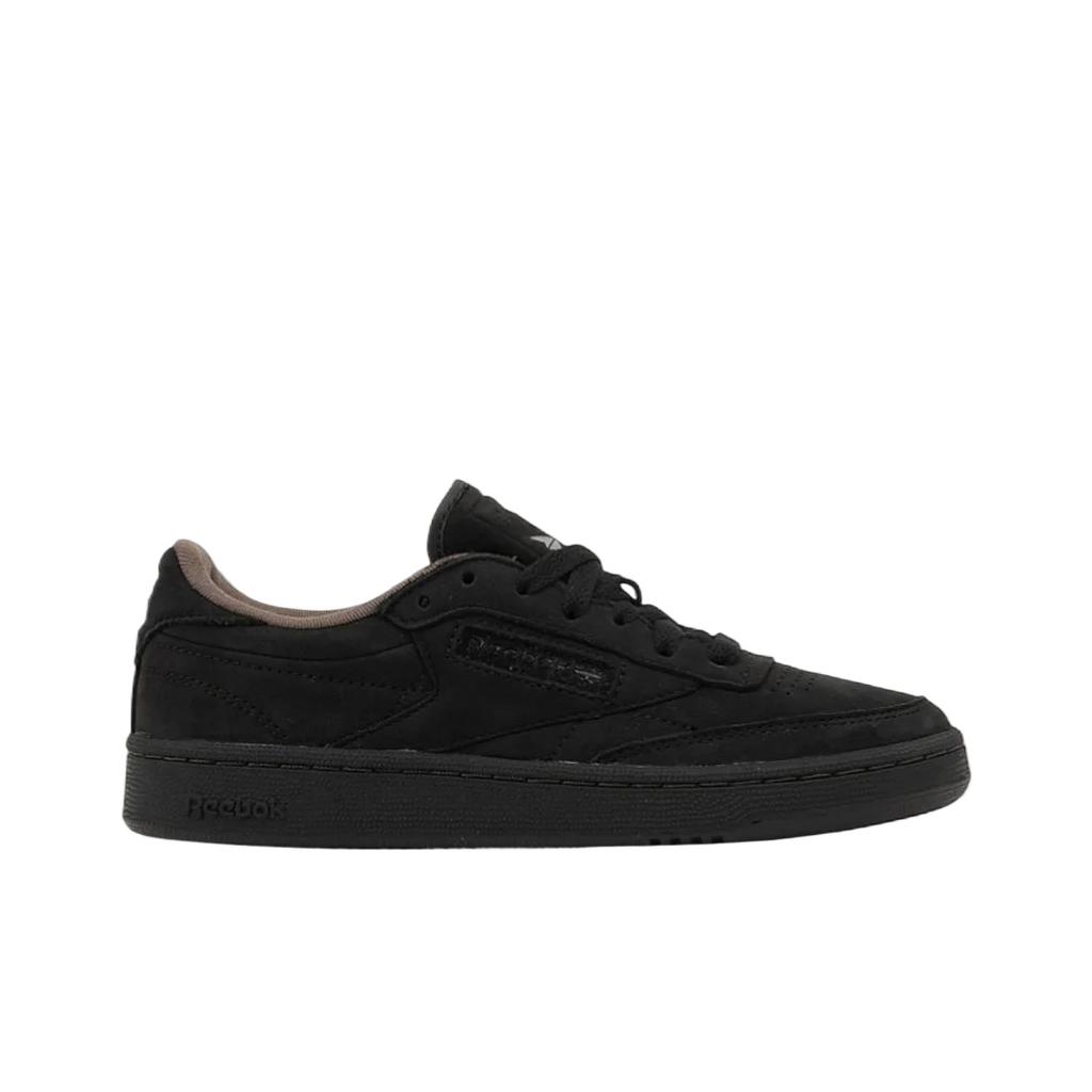 Reebok Club C 85 Vintage Однотонные Атмосферные Простые Кеды Унисекс Кроссовки Черный 100228109