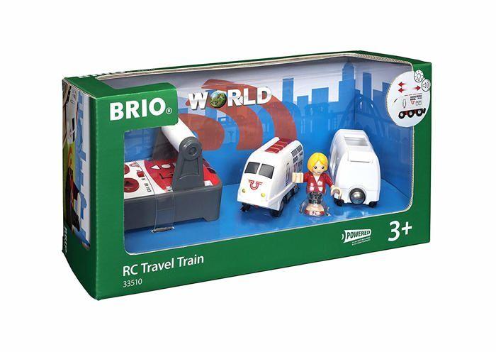 Train de Voyageur Radiocommandé BRIO World - Accessoire son & lumière en bois - Ravensburger - Mixte - Dès 3 ans