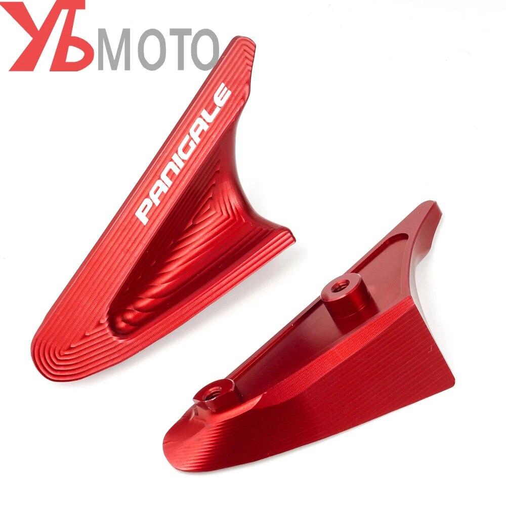 Logo For DUCATI PANIGALE 899 2013 2014 2015 1199 2012 2013 2014 Accessories Motorcycle Aluminum Mirror Hole Cover Side Bracket