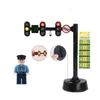 Safety Traffic Toy Light Signs Mini Traffic Light Building Blocks Mini Stop Model Toys  Kids Gift