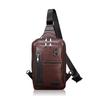Body Bag Crossbody Shoulder Bag One Shoulder PU Leather Brown Men's