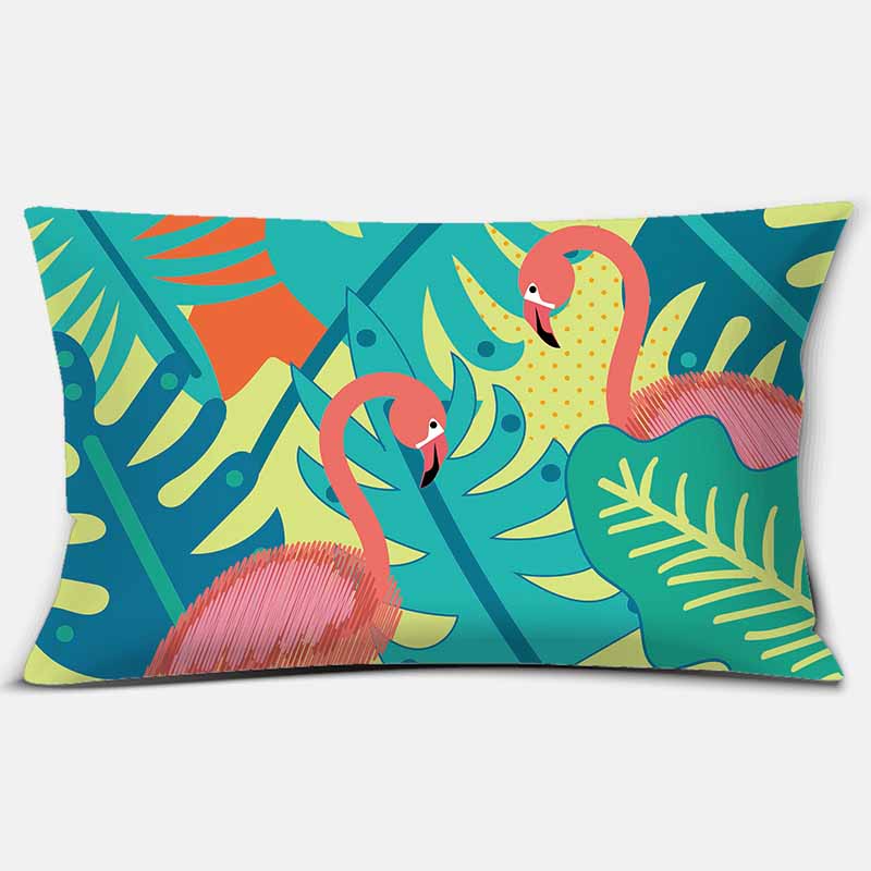 Модное растение Фламинго украшение дома автомобильный диван наволочка 30 см * 50 см