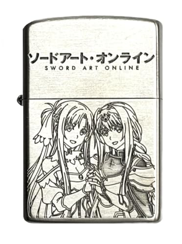 ZIPPO Аниме SAO Sword Art Online Кирито Асуна (Серебряный)