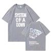 System Of A Down Tour 2026 Tshirt Vintage Unisexs Women Cotton Quality Short Sleeve Tees Male Rock Music Band Clothes High Street