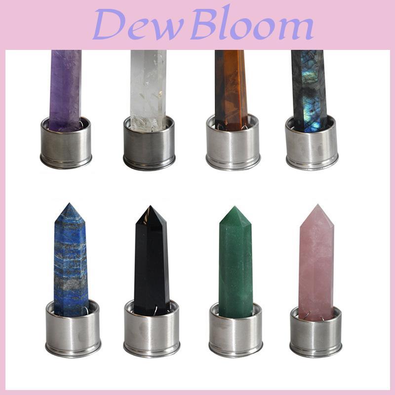 Elixir Quartz Crystal Water Bottle With Natural Obelisk Point For Powerful Reiki Healing