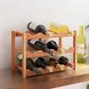 VidaXL Wine Rack for 12 Bottles Solid Walnut Wood 350360