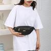 Unisex Waist Bag Adjustable Elastic Strap Zipper Closure Large Capacity Lightweight Outdoor Sports Fanny Pack Stall Owner Purse Outdoor Chest Bag