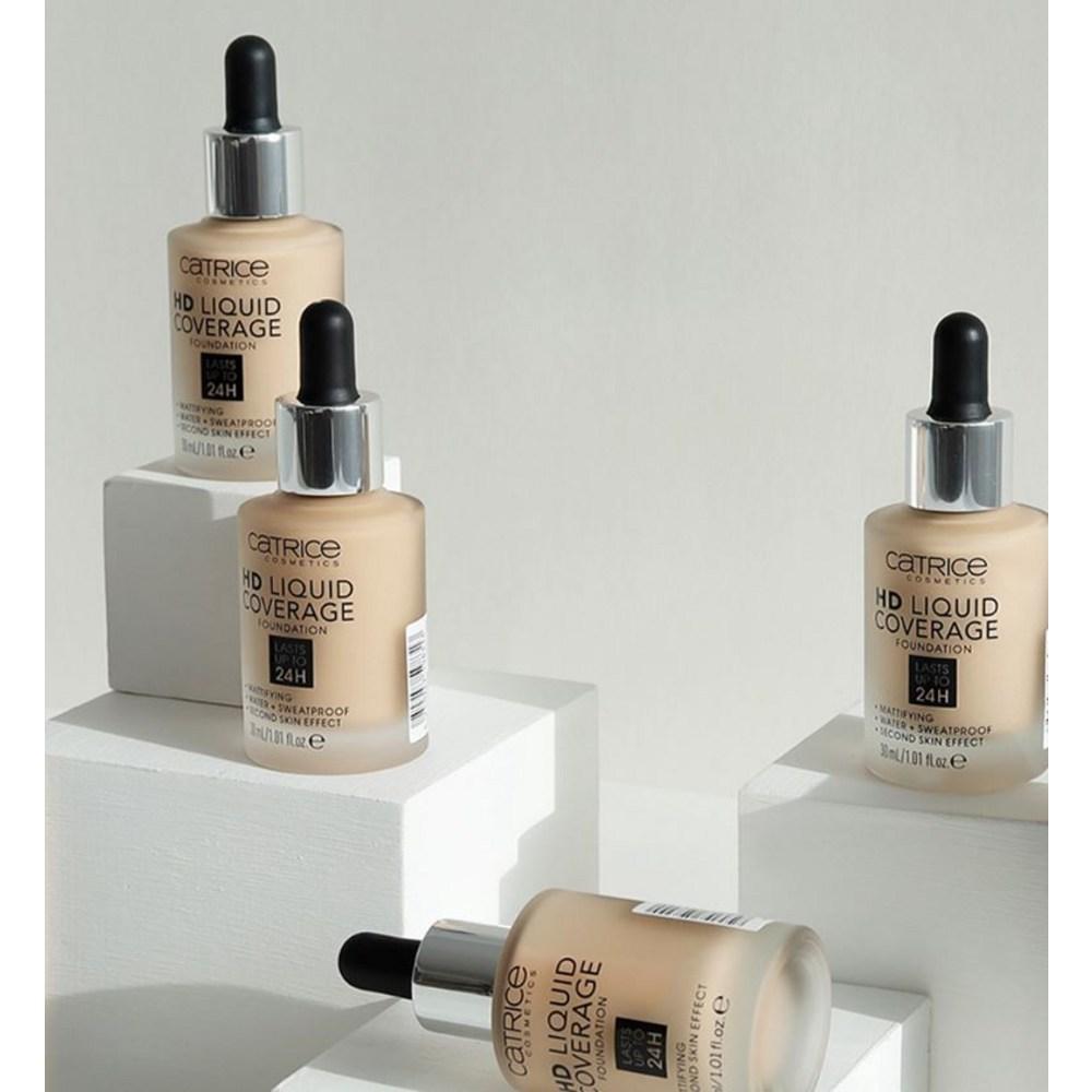 Catrice HD Liquid Coverage Foundation 30ml, No. 020 Rose Beige, 1 Pc.