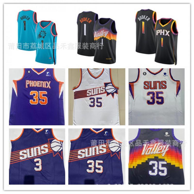 Баскетбольная форма Phoenix Suns 1 Devin Booker 35 Kevin Durant City Edition