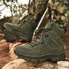 Мужские охотничьи походные ботинки Бренд Тактические ботинки Водонепроницаемые на шнуровке Пустынные Унисекс Размер Плюс Армейские ботинки Мотоциклетные ботинки для скалолазания