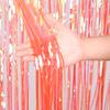 1pack 0.5X1M Glitter Party Backdrop Metallic Foil Tinsel Fringe Curtain Birthday Wedding Bachelorette Decoration Anniversary