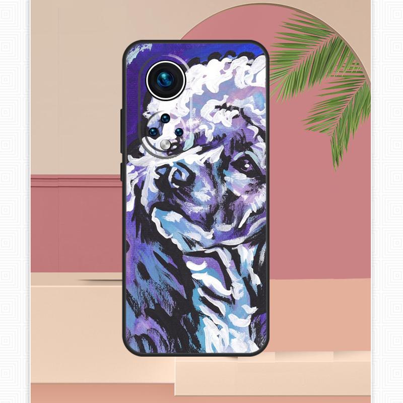 Cartoon Poodle Dog Case For Honor Magic 7 Lite 5 6 8 Pro Honor 400 200 X9c X9b X9a X8b X8a X8c 50 70 90 Cover