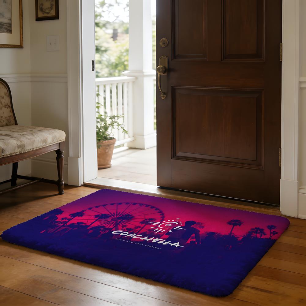 Floor Mat Soft Flannel Rug Non Slip Absorbent Mat for Bathroom Bedroom Home Decor Singer K Katy P Perry Hot Album