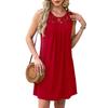 Women's Dress Casual Fashion Casual Solid Color Sleeveless Dress