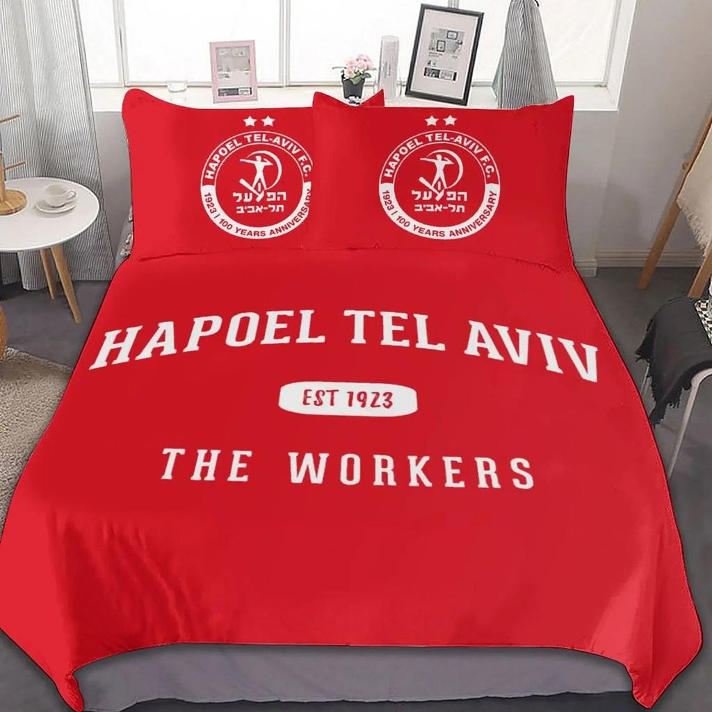3D Printed Hapoel Tel Aviv Bedding Set Duvet Cover Bedroom Comforter Single Twin King Size Quilt Cover Home Textile