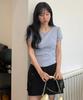 TMAKER Signature Logo Rivet Skirt Pants Bk