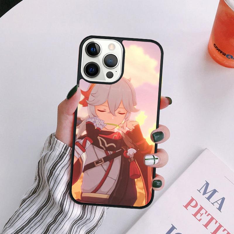 Kazuha Genshin Impact Game Phone Case For iPhone 17 Air 14 13 12 16Pro Max 15  Plus Cover Shell Max coque