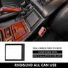 Наклейка для BMW 5 серии E39 M5 1998-2003, аксессуары, внутренняя отделка автомобиля, крышка центрального заднего ящика для хранения, наклейка из углеродного волокна