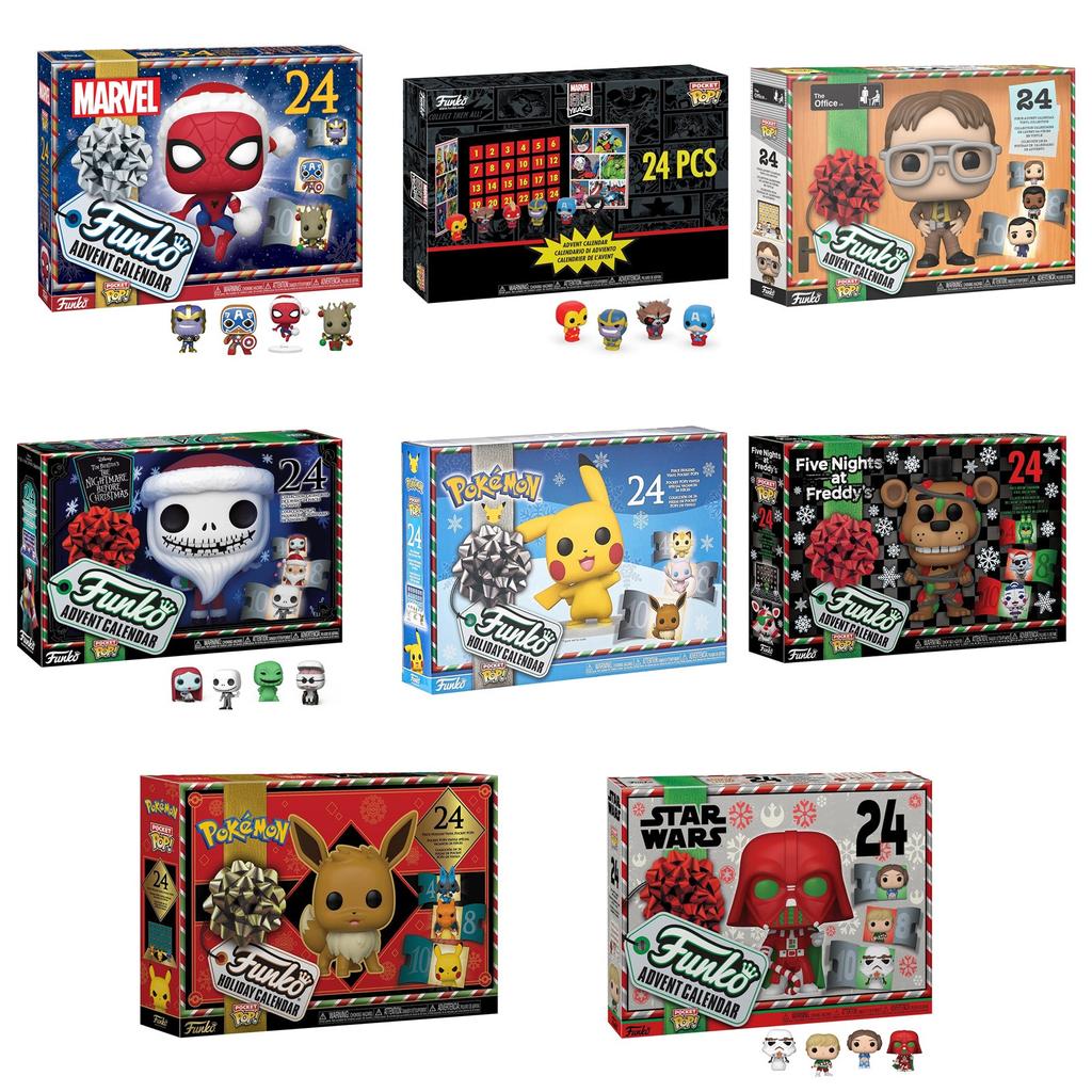 Christmas Advent Calendar Contains 24 Gifts, Christmas Cute Figures Doll Advent Calendar, Christmas Countdown Calendar With Surprise Toys