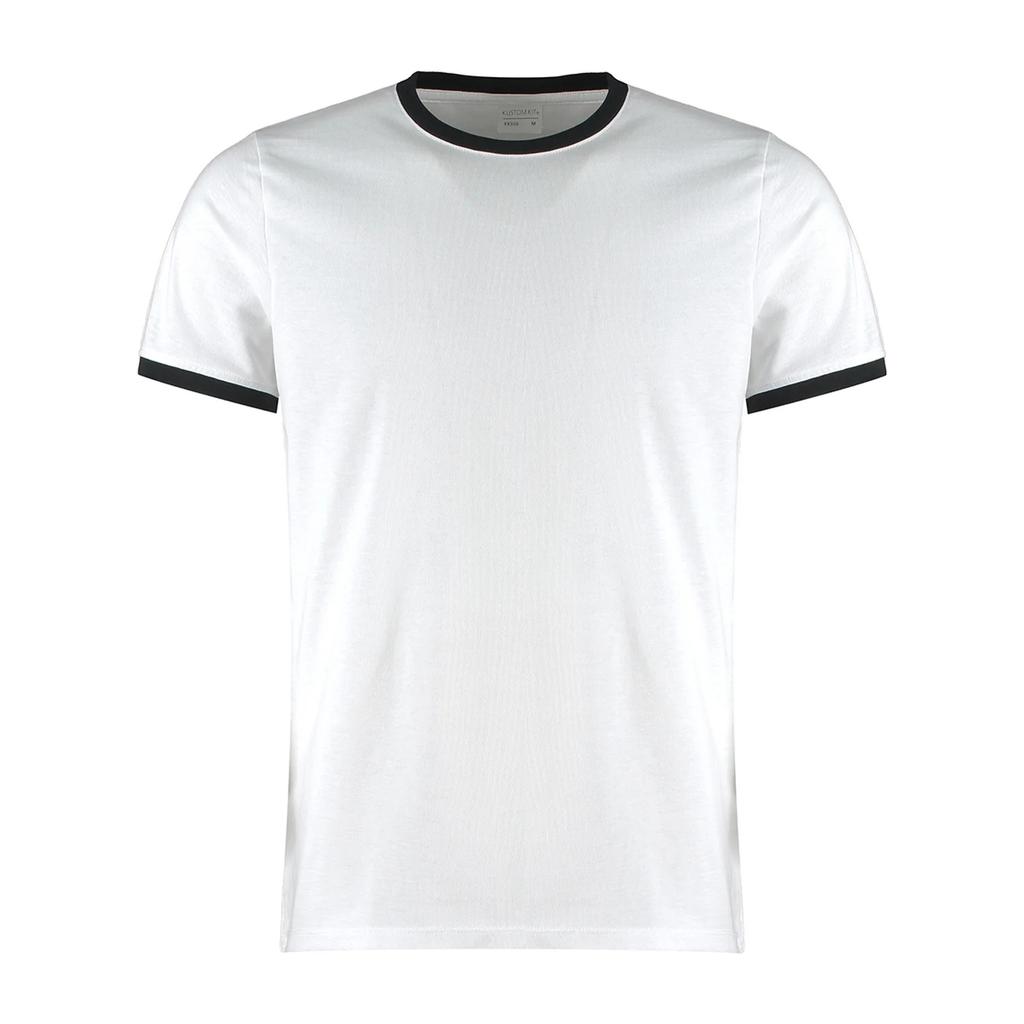 Kustom Kit Mens Ringer Fashion T-Shirt