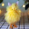 Пасхальные украшения в виде цыплят Искусственное украшение в виде цыпленка Ручная работа Маленькая желтая игрушка-цыпленок для праздника Супермаркет