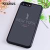 Krajews Чехол для телефона Темная ночь Нью-Йорк Для iPhone 17 Air 16 15 14 plus 11 12 pro max coque Оболочка Fundas