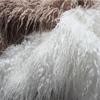 170X50СМ Имитация Шерсти Мех Плюш Ткань Длинный Ворс Пушистый Искусственная Ткань Мех для Одежды Шляпы Сумки Фон для Фото Декор
