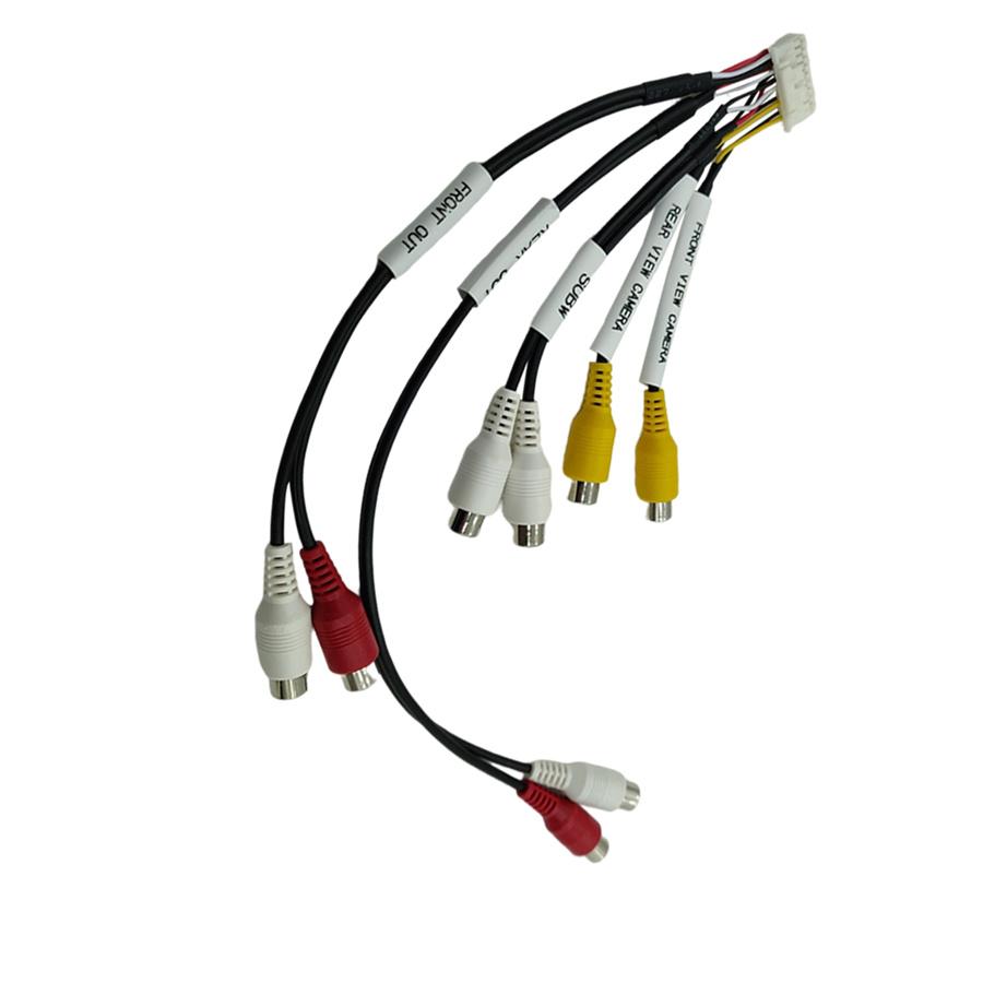 Кабель жгута RCA Адаптер разъема провода для ILXW650 ILX-W650 ILX-W650E Запчасти для передней камеры