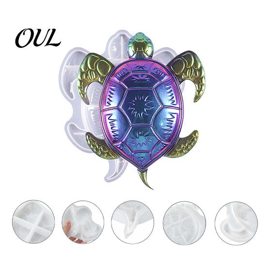 3D Silicone Casting Mold Large Sea Turtle Resin Mold, for Epoxy Casting, Detailed Marine Professional Craft Animal Molds Wall Hanging Decoration,