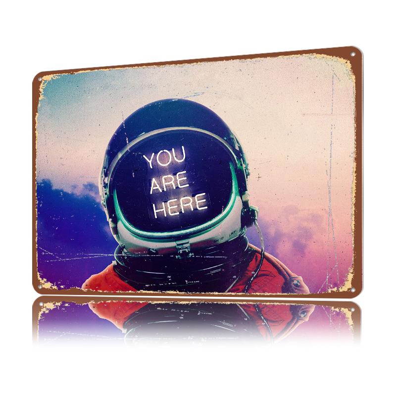Where Your Are Poster Retro D Printed Metal Signs Customized Wall Hanging Gift for Home Decoration Room Accessories Wand Deko