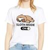 Womens White Tshirt ShortSleeved round Neck Fashion Dog Animal Print Harajuku Kawaii Top Casual Streetwear