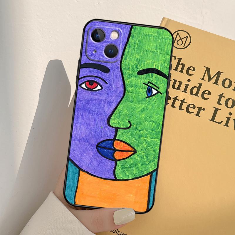 Чехол с абстрактным рисунком Пикассо для iPhone 13 12 11 14 Pro Max Mini XR X XS MAX 6S 7 8 Plus SE 2020 2022, чехол для телефона