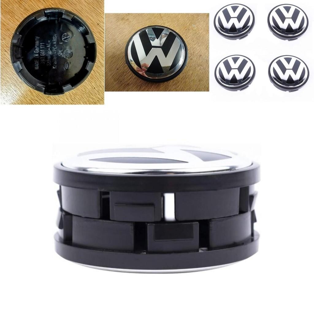Колпак ступицы Volkswagen 2,6 дюйма Глянцевая отделка Прочный АБС-пластик Идеальная замена потерянным эмблемам