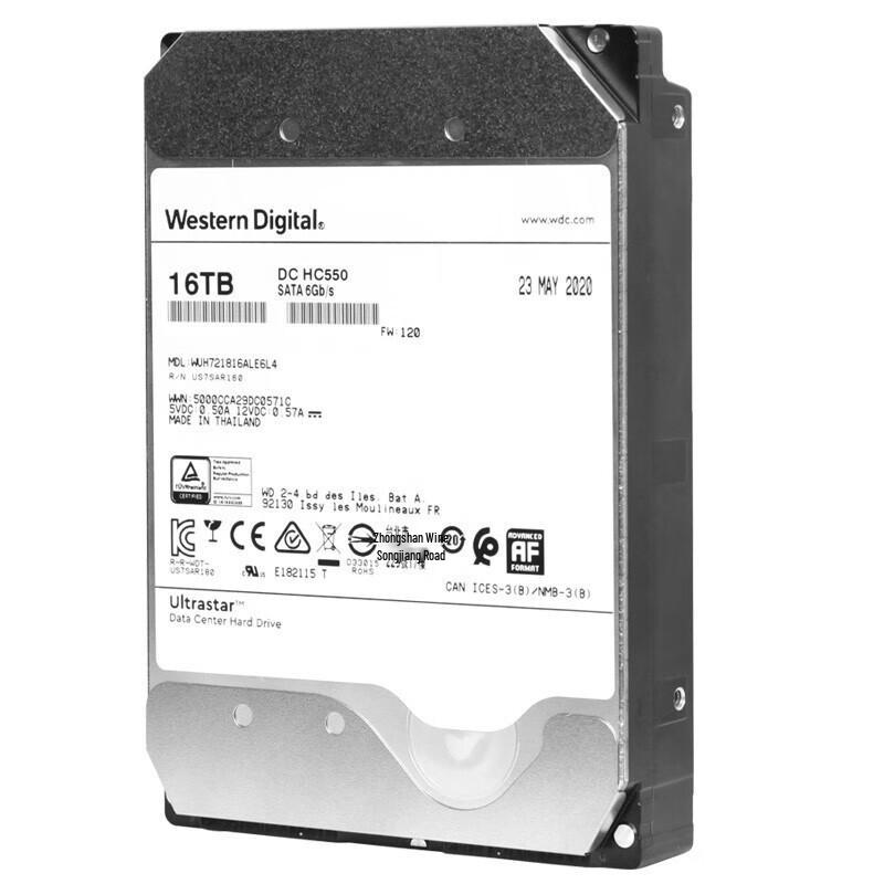 Жесткий диск Western Digital HC550 Enterprise SATA 16 ТБ
