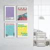 Яёи Кусама Гора Фудзи Выставка Poste Prints Японское произведение искусства Тыква Холст Картина Абстрактная настенная картина Декор в гостиную