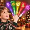 Children Plastic Finger Lights 36 Pcs Halloween Projector Lights, Mini Pattern Projectors, LED Projection Light Holiday Toy for Party Favors,