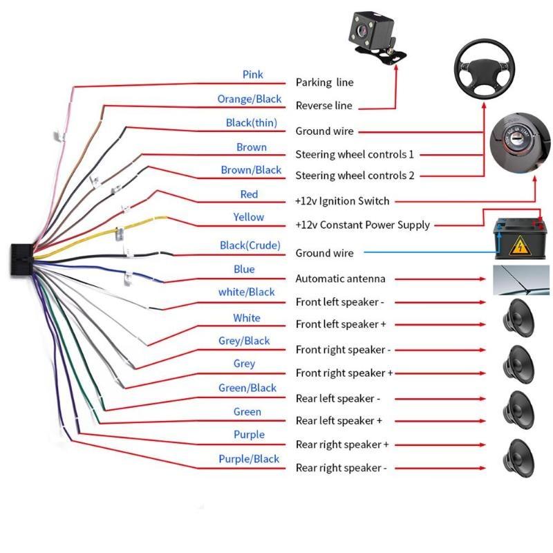 1 Din 7inch HD Touch Screen Bluetooth Car Stereo GPS MP5 MP3 Player Radio USB/TF/AUX