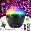 USB Rechargeable Stage Lights Sound Activated Rotating Disco Ball Lights with Bluetooth for Christmas KTV Dance Bar Club Show