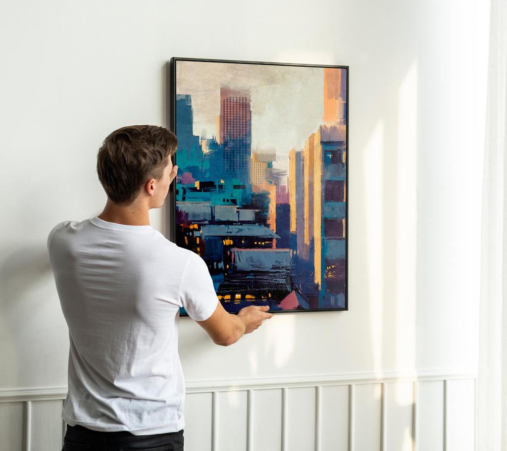 Plakat metropolis metropolia street art