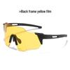 White Frame Photochromic Cycling Glasses - Day & Night UV Protection for Men & Women