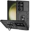 Магнитный чехол-подставка Armor для Samsung S25 FE S26 S24 Plus S23 S22 S21 Note 20 Ultra Защита камеры сдвижной крышкой Ударопрочный чехол