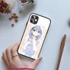 Чехол для телефона Anime ReZERO Ram Rem для iPhone 14 13 12 11 XS X 8 7 6 Plus Mini Pro Max SE 2022 черный чехол для телефона из поликарбоната и термополиуретана