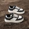 2025 Spring Little White Shoes New Korean Version Ins Female Students Height Increase Platform Sports Board Shoes Casual Shoes Female G7610