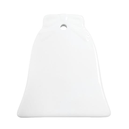 Сублимационное керамическое украшение Белое сублимационное заготовка-украшение Незаконченное рождественское подвесное